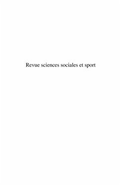 Sciences sociales et sport n(deg) 3 (eBook, ePUB)