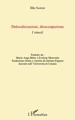 Cover Delocalizzazioni disoccupazione - i rime (eBook, ePUB)