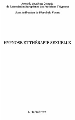 Hypnose et therapie sexuelle - actes du deuxieme congres de (eBook, ePUB)