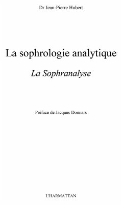La sophrologie analytique - la sophranalyse (eBook, ePUB)