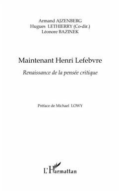 Maintenant henri lefebvre - renaissance de la pensee critiqu (eBook, PDF)