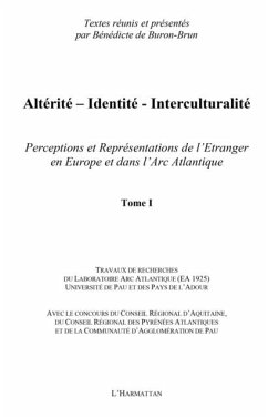 Alterite-identite-interculturalite (tome 1) - perceptions et (eBook, PDF)