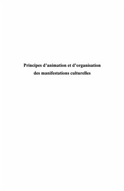 Principes d'animation et d'organisation des manifestations c (eBook, ePUB)