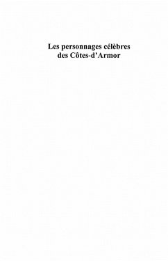 Les personnages celEbres des cOtes-d'armor (eBook, ePUB) - Alexis Blanc