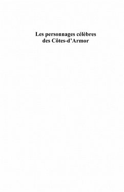 Les personnages celEbres des cOtes-d'armor (eBook, ePUB)