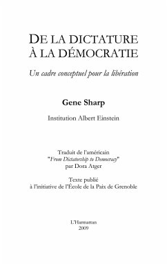 De la dictature A la democratie - un cadre conceptuel pour l (eBook, ePUB)