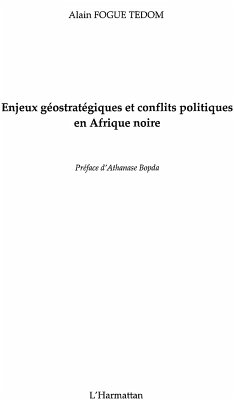 Cover Enjeux geostategiques et conflits politiques en afrique noir (eBook, ePUB)