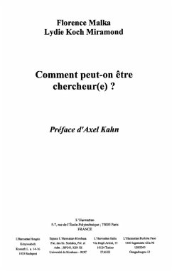 Cover Comment peut-on etre chercheur(e) (eBook, ePUB)
