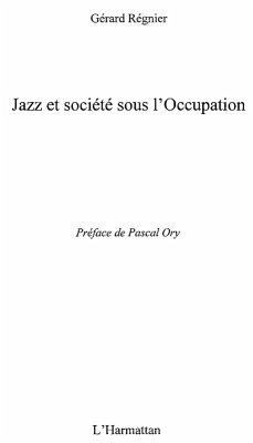 Cover Jazz et societe sous l'occupation (eBook, ePUB)