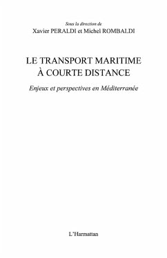 Cover Le transport maritime a courte distance - Enjeux et perspectives Mediterraneen (eBook, ePUB)