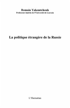La politique etrangere de la russie (eBook, ePUB)