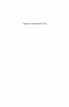 Changer le determinisme social (eBook, PDF)