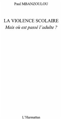 Cover Violence scolaire: mais ou estpasse l'a (eBook, ePUB)