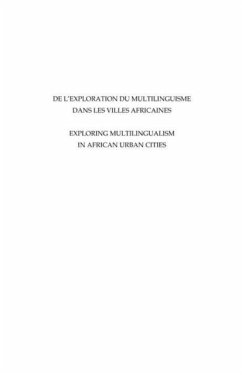 De l'exploration du multilinguisme dans villes africaines (eBook, PDF)