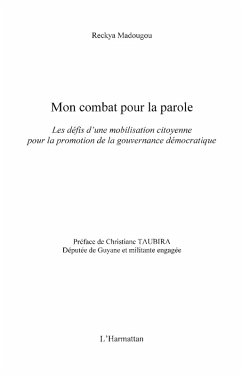 Cover Mon combat pour la parole - les defis d'une mobilisation cit (eBook, ePUB)
