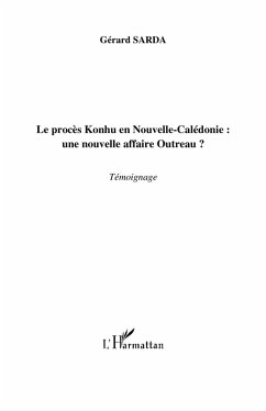 Le procEs konhu en nouvelle-caledonie : une nouvelle affaire (eBook, ePUB)