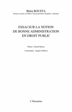 Essai sur la notion de bonne administration en droit public (eBook, ePUB)