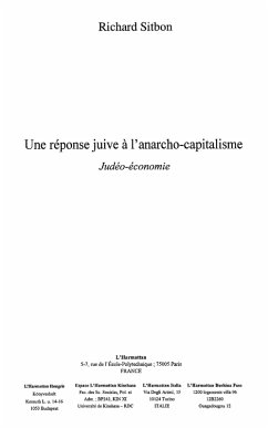 Une reponse juive a l'anarcho-capitalism (eBook, ePUB)