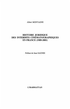 Cover Histoire juridique interdits cinematogra (eBook, ePUB)