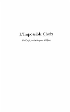 L'impossible choix - un kabyle pendant la guerre d'algerie (eBook, ePUB) - Robeto Pinheiro Machado