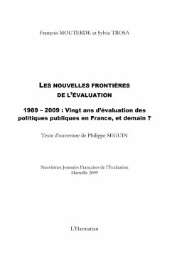 Les nouvelles frontiEres de l'evaluation - 1989-2009 : vingt (eBook, ePUB)