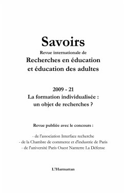 La formation individualisee: un objet de recherche ? (eBook, ePUB) - Nathalie Gaillot