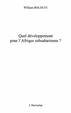Cover Quel developpement pour l'afrique subsah (eBook, ePUB)