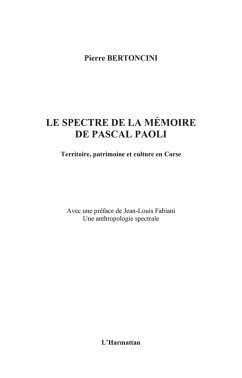 Le spectre de la memoire de pascal paoli - territoire, patri (eBook, ePUB) - Pierre Bertoncini