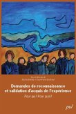 Demandes de reconnaissance et validation d'acquis... (eBook, PDF)