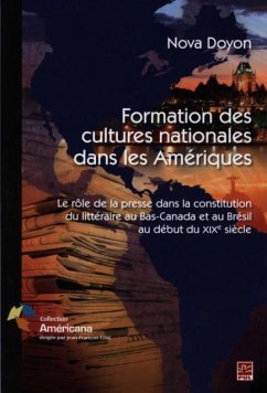 Cover Formations des cultures nationales dans les Ameriques (eBook, PDF)