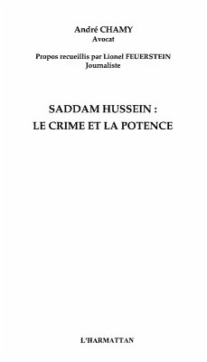 Cover Saddam hussein le crime et lapotence (eBook, ePUB)