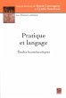 Pratique et langage (eBook, PDF) - Bild 1