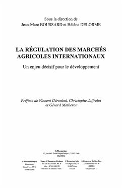 Cover La regulation des marches agricoles internationaux (eBook, ePUB)