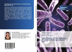 Identification of salt tolerance in bacteria from agricultural soil - Savjiyani, Vandana;Dave, Gaurav S.;Kunjadiya, Prashant D.