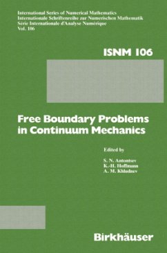 Free Boundary Problems in Continuum Mechanics