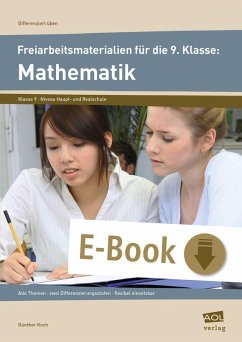 Freiarbeitsmaterialien f. d. 9. Klasse: Mathematik (eBook, PDF) - Koch, Günther