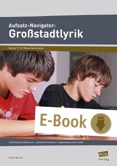 Aufsatz-Navigator: Großstadtlyrik (eBook, PDF) - Becker, Frank