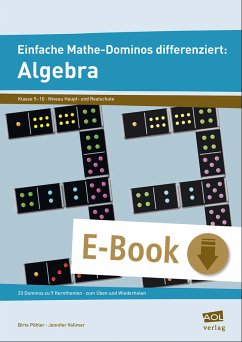 Einfache Mathe-Dominos differenziert: Algebra (eBook, PDF) - Pöhler, Birte; Vollmer, Jennifer