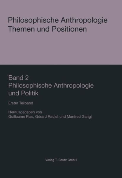 Philosophische Anthropologie und Politik (eBook, PDF)