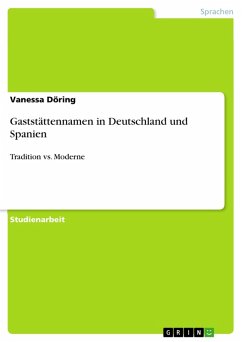 Gaststättennamen in Deutschland und Spanien (eBook, PDF)