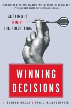Winning Decisions (eBook, ePUB) - Russo, J. Edward; Schoemaker, Paul J. H.