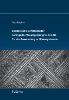 Epitaktische Schichten der Formgedächtnislegierung Ni-Mn-Ga für die Anwendung in Mikrosystemen - Backen, Anja