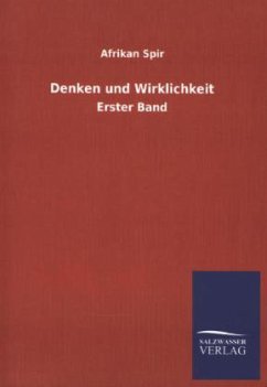 Denken und Wirklichkeit - Spir, Afrikan