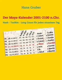 Der Maya-Kalender 2001-2100 n.Chr. (eBook, ePUB) - Gruber, Hans