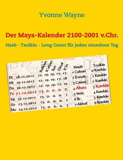 Der Maya-Kalender 2100-2001 v.Chr. (eBook, ePUB)
