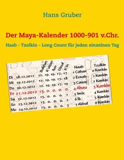 Der Maya-Kalender 1000-901 v.Chr. (eBook, ePUB)