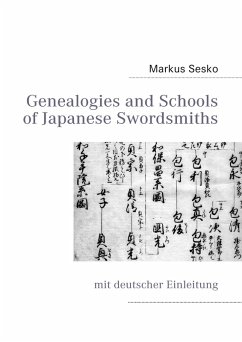 Genealogies and Schools of Japanese Swordsmiths (eBook, ePUB) - Sesko, Markus