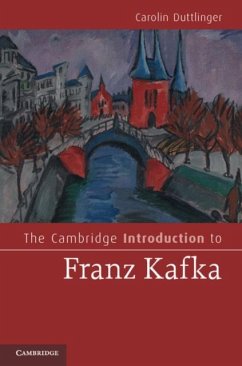Cambridge Introduction to Franz Kafka (eBook, PDF) - Duttlinger, Carolin