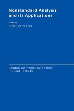 Nonstandard Analysis and its Applications (eBook, PDF) - Cutland, Nigel
