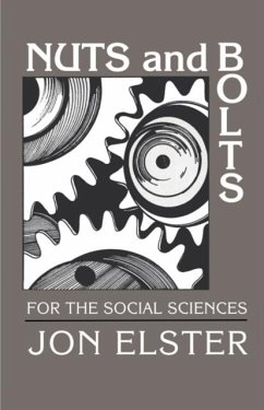 Nuts and Bolts for the Social Sciences (eBook, PDF) - Elster, Jon